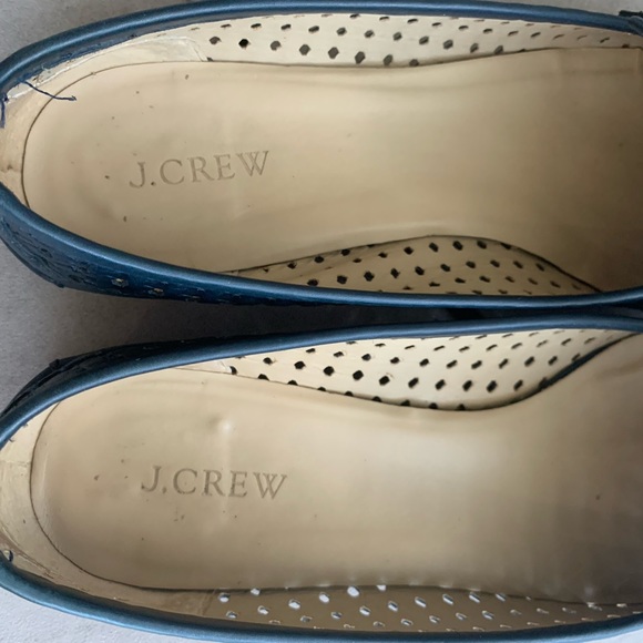 JCrew Collins Woven Navy Loafers size 10M - Picture 10 of 12